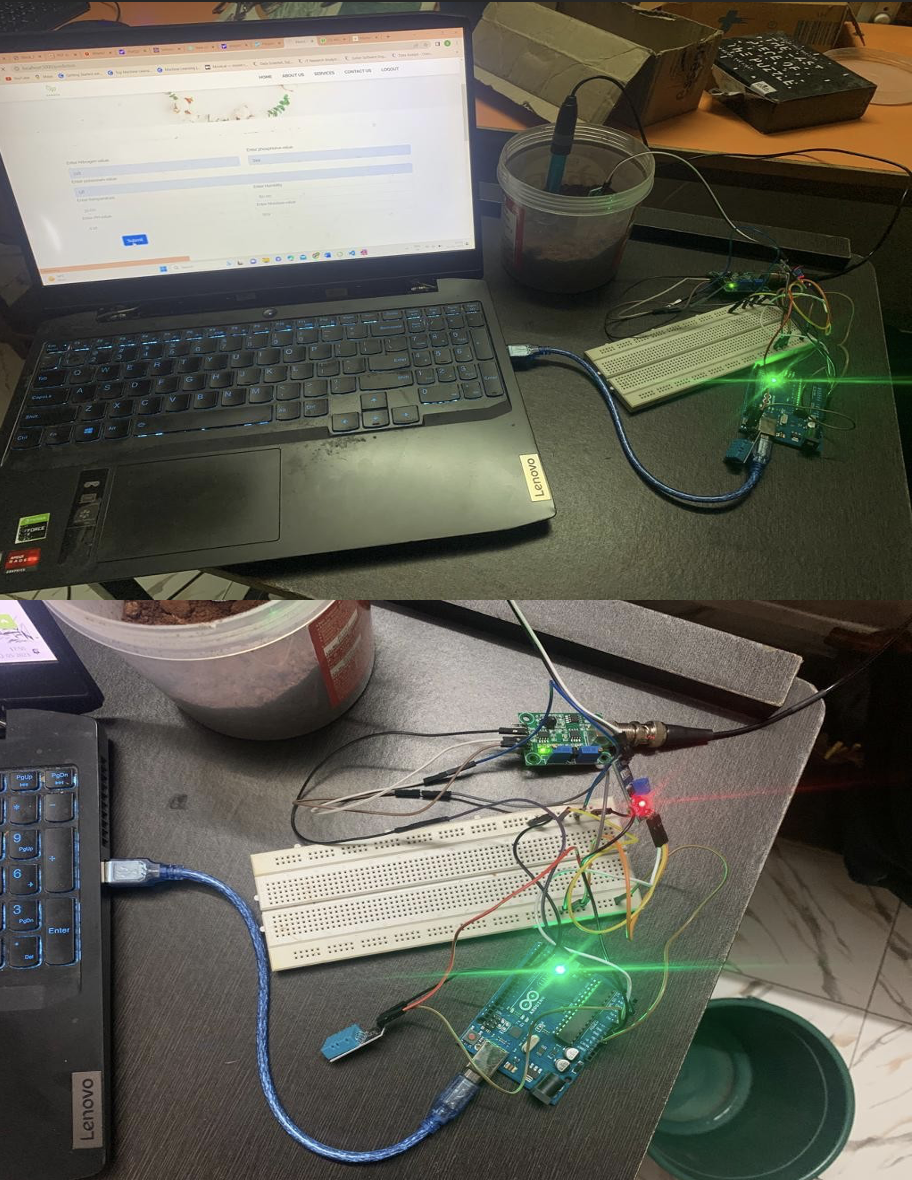 Healthy Harvest IoT hardware prototype